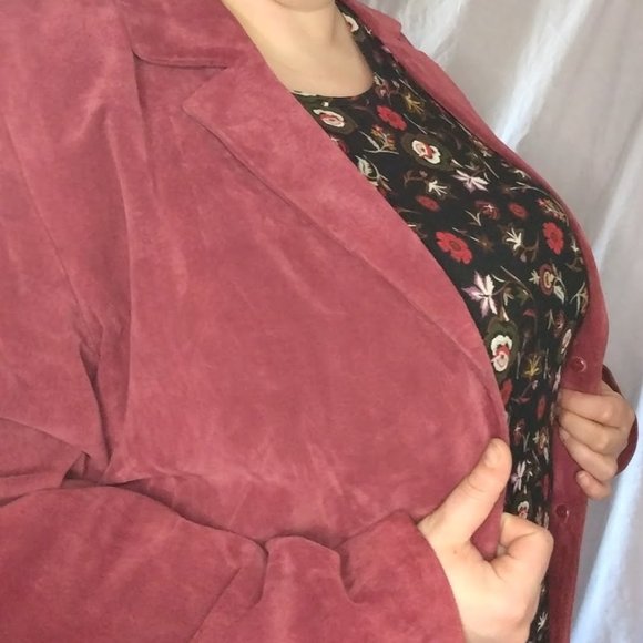 SIENA SUEDE LEATHER MAROON RED BURGUNDY FORMAL - Picture 6 of 6